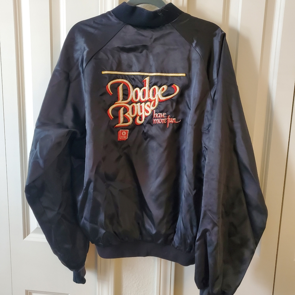 Black Dodge Bomber Jacket